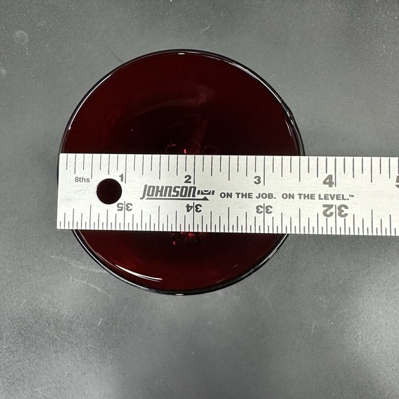 Anchor Hocking Berwick "Boopie" Ruby Red Sherbet/Champagne Glass, Set of 4, VTG - Picture 7 of 8